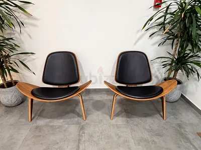 Wooden Lounge Chair – 2 Pcs