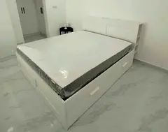 Ikea bremenes bed with mattress king size