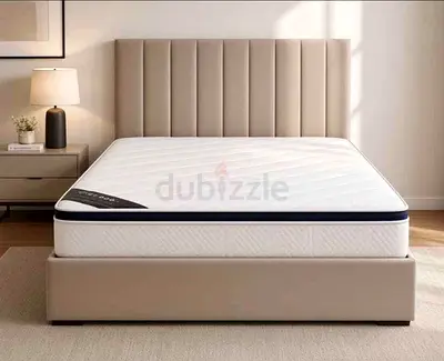 Queen Size bed with medical mattress 12cm tMattress