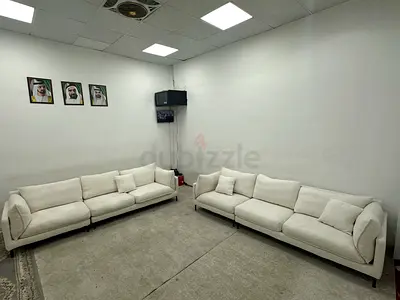 Same like new condition indigo living sofa set