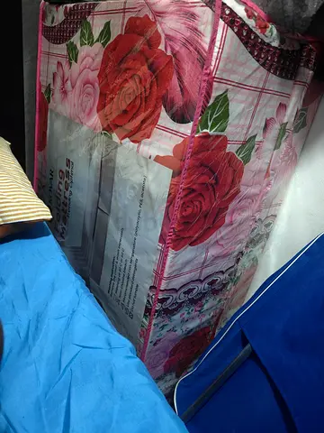 queens mattress with floral cover - good condition