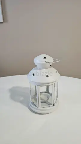 White Decorative Metal Lantern
