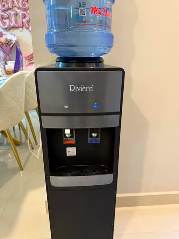 Standing Water Dispenser with Top-Loading Bottle - Good Working Condition