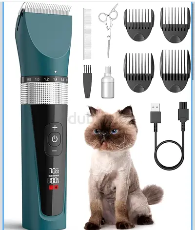 Rechargeable Pet Grooming Clippers for Cats & Small Dogs