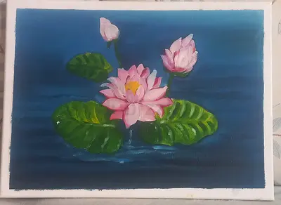 Beautiful handmade canvas painting for sale.