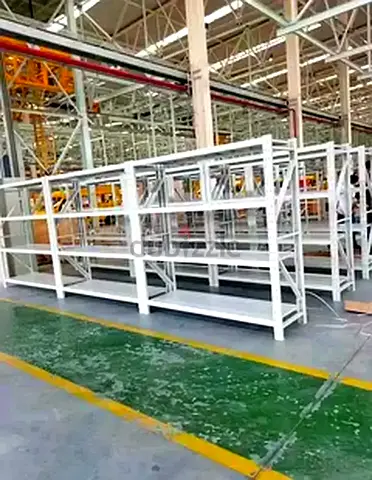 Durable Medium-Duty Storage Racks - 2m (Height) × 2m (Length) × 60cm (Width)