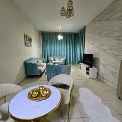 1BHK furnished apartment in Ajman | Real photos | Neat & clean furniture | Bills & internet included