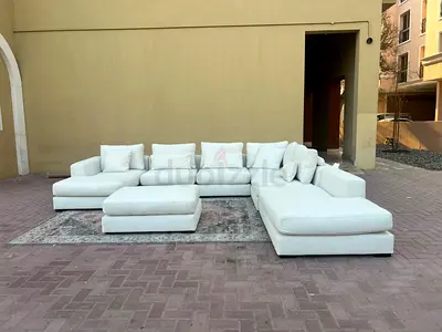 Marina home U Shape Sofa with ottoman
