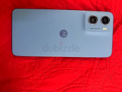 Motorola smartphone - good condition, dual camera, blue back