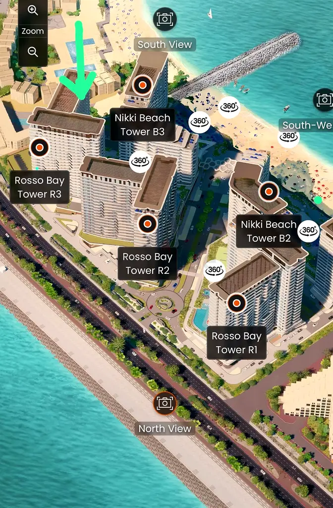Aldar Rosso Bay  2 Bedroom Full Sea view *Fully furnished*