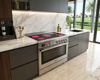 Bosch Series 8 Premium 5-Zone Ceramic Cooker – Luxury Collection, German Engineering