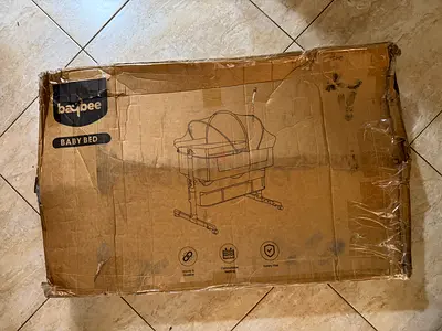 Brand new baybee premium bedside crib