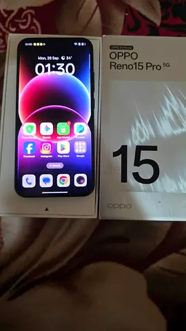 Oppo Reno 15 Pro 5G, 12GB, 512GB, TRA, 1 Year Sharafdg Warranty