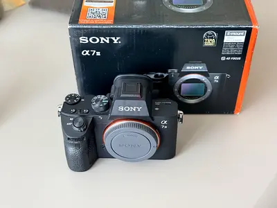 Sony a7 III + 24-105mm f/4 G lens, used for only 3 shoots, full boxes