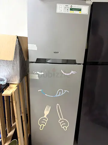 Used Vestel Double-Door Refrigerator - Good Condition, 250 litres