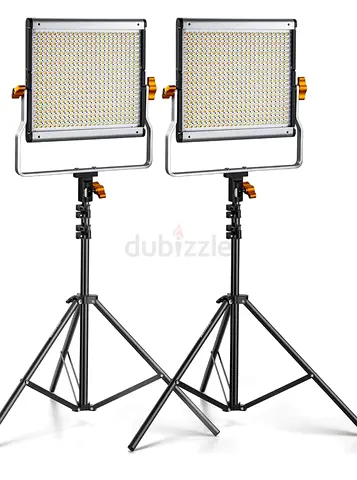 2 Neewer 480 led panel full lighting package