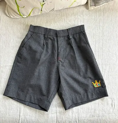 BC Academy FS1 grey school shorts, size 21