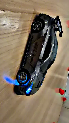 Remote control racing car with LED lights (used)