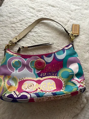 Vintage poppy Coach