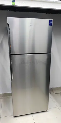 Electrolux Stainless Steel Top Freezer Refrigerator - perfect Condition, free delivery