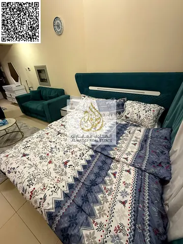 استوديو ابراج الياسمين مع باركن شامل الفواتير 2900 +500 تامين