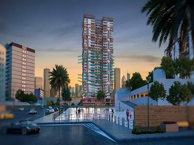 شقة 1BHK | إمباير ليك فيوز | مناظر الأفق والمارينا | مستوى وسائل الراحة المفروشة