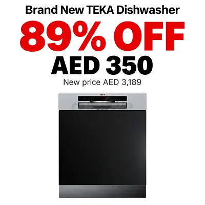 Brand New TEKA Dishwasher - AED 350 (Like New)