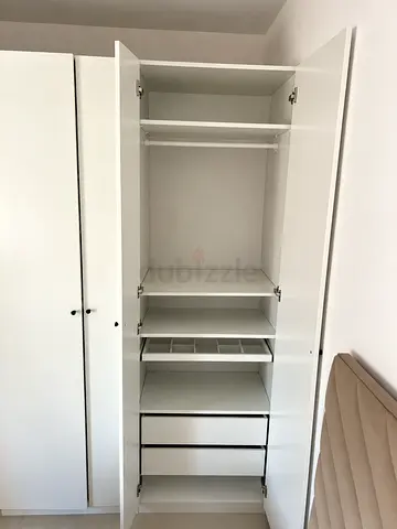 IKEA PAX Wardrobe 75 × 58 × 236 cm – Fully Equipped with KOMPLEMENT Interior