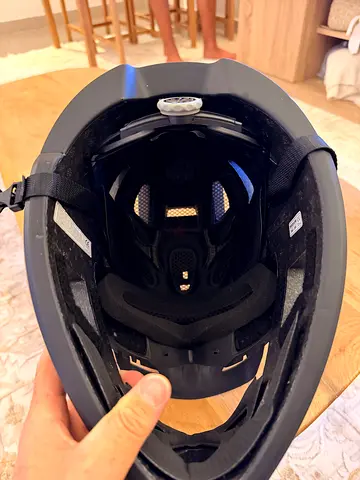 matte black scooter/ cycling helmet – good condition