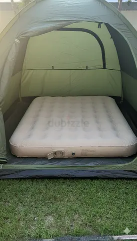 Inflatable Double Camping Mattress - Used, Holds Air Well