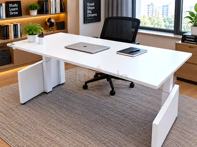 Herman miller Electric height-adjustable White Office Desk - Large