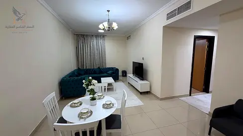 Furnished 2BR Monthly Rent in Muwaileh, Sharjah. Clean, spacious, fully equipped, near Emirates Art & the park.