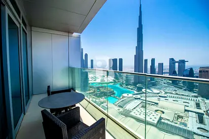 Burj Khalifa and Fountain View | High Floor