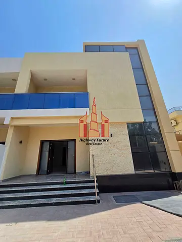 Neat and clean like new 6 bedroom villa All master room 2 hall Majlis Maid room balcony parking 120k