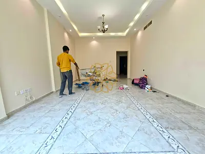 A/C free 2 bhk just 55k parking free maidroom balcony wardrobes ready to move near dubai