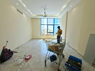 A/C free 2 bhk just 55k parking free maidroom balcony wardrobes ready to move near dubai