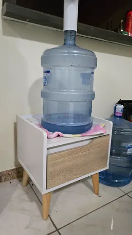 Wooden water cooler stand