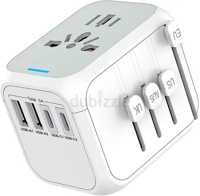 Universal Travel Adapter, HITRENDS International Power Adapter, All in One Wall Outlet Adaptor Charg