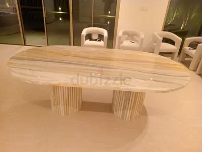 Ajax gold dining table