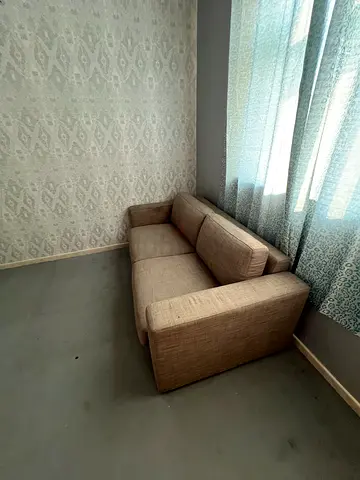Beige 2-Seater Sofa in Good Condition