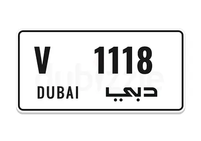 Luxury VVIP plates