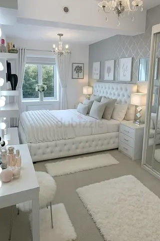 Brand New 180*200 king size bed with chesterfield headboard Desaign