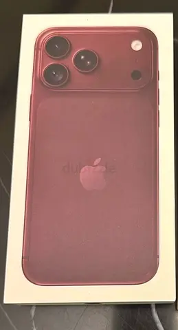 Brand new sealed iPhone 18 Pro Max Burgundy - unopened box TDRA