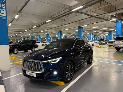 Luxury 2024 Infiniti QX55 GCC top options agency service in perfect condition