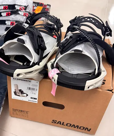 99%new Salomon XA Supermatic Step-On Snowboard Bindings Large 25/26