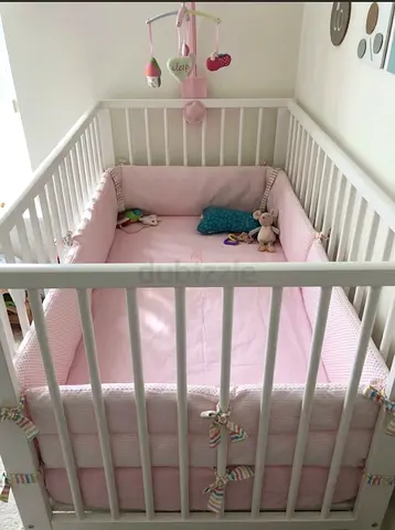IKEA GULLIVER Baby Cot - White 60x120 cm