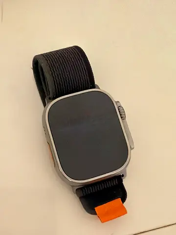 Apple Watch Ultra   * Size: 49 mm * Case: Titanium * Generation: Ultra 1 * Released: 2022