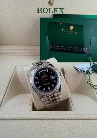 Rolex DayDate Black Baguette 1:1