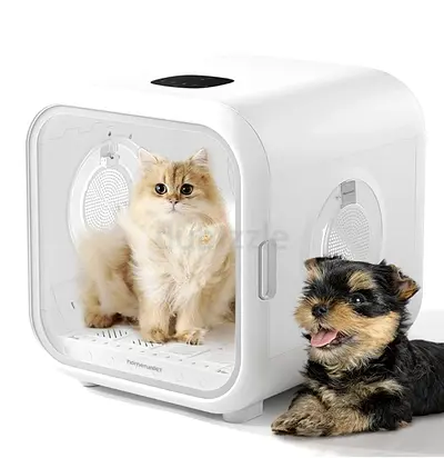 HomeRunPet Drybo Plus Automatic Pet Dryer for Cats and Small Dogs, Ultra Quiet Dog Hair Dryer with S