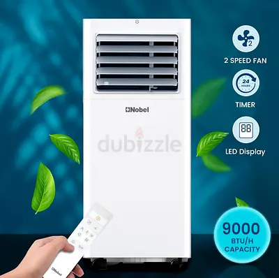 Portable 9000 BTU Nobel Mobile Air Conditioner with Remote & Timer